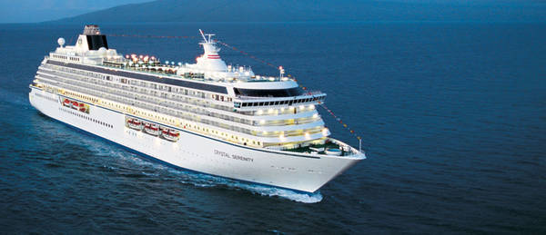 La nave Crystal Serenity (ph dal sito della Crystal Cruises)