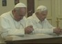 L'incontro tra Francesco e Ratzinger