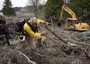 Mudslide aftermath in Oso, Washington