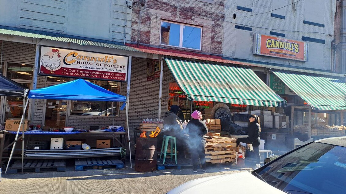 Italian Market di Philadelphia - set di Rocky