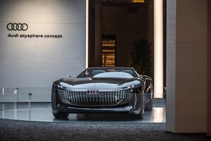 Audi alla Design Week con The Domino Act (ANSA)