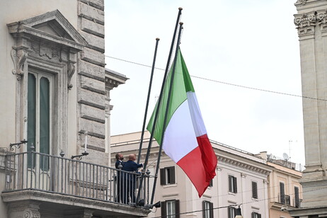 Fachada do Palácio Chigi, sede do governo italiano