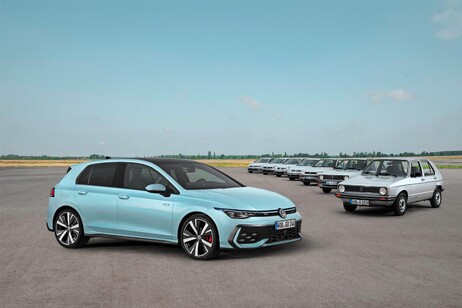 Le otto generazioni della VW Golf