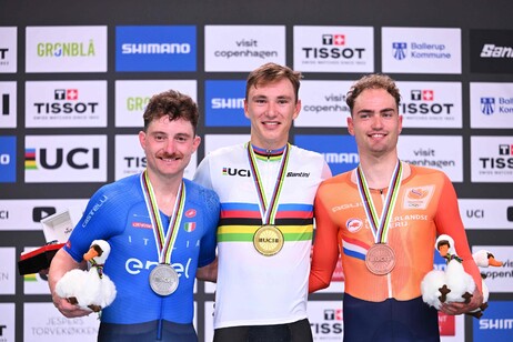 Mondiali di ciclismo su pista, Consonni d'argento nell'omnium