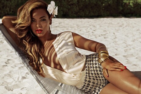 Beyoncè durante campanha para H&amp;M