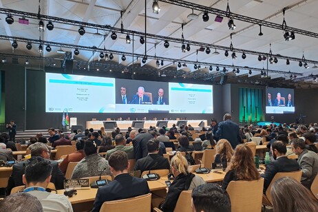 Assembleia plenária da COP29, em Baku