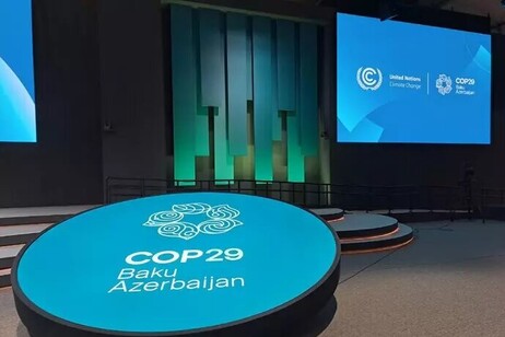 Sede da COP29, em Baku, Azerbaijão