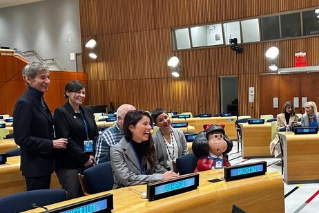 Mafalda en la ONU.