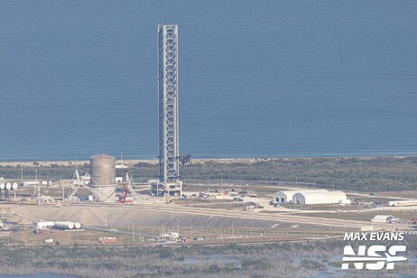 I lavori in corso al Kennedy Space Center (fonte: Max Evans per Nsf)