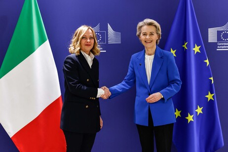 Meloni incontra von der Leyen in Commissione