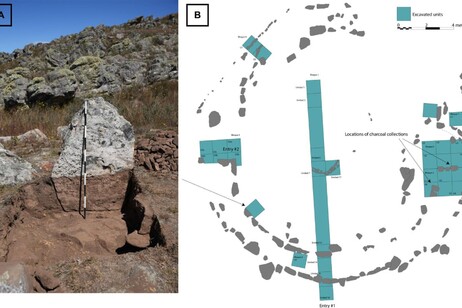 De acordo com a avaliação dos especialistas, as estruturas de pedra datam de cerca de 4,7 mil anos atrás