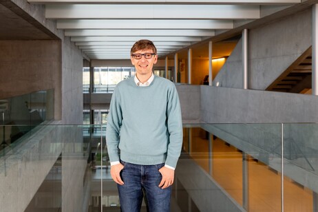 Luca Trevisan all'Università Bocconi dove insegnava dal 2019, al suo rientro in Italia (fonte: Università Bocconi)