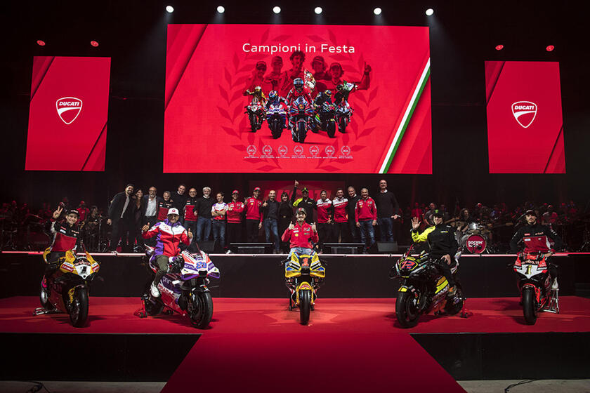 Ducati Campioni in Festa - RIPRODUZIONE RISERVATA