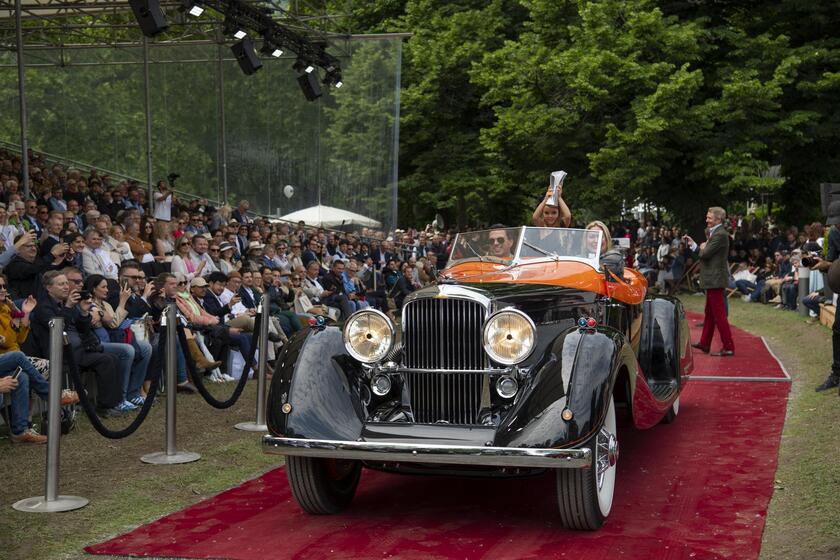 Duesenberg SJ a Concorso Villa d 'Este - RIPRODUZIONE RISERVATA