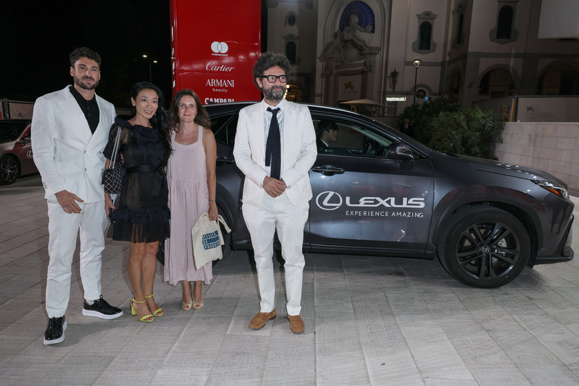 Jean-François Gabard, guest, Sophie Beaulieu e Thomas Verhaeghe © ANSA/Lexus/Getty Images