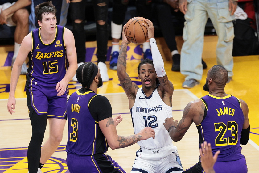 NBA - Memphis Grizzlies at Los Angeles Lakers - RIPRODUZIONE RISERVATA