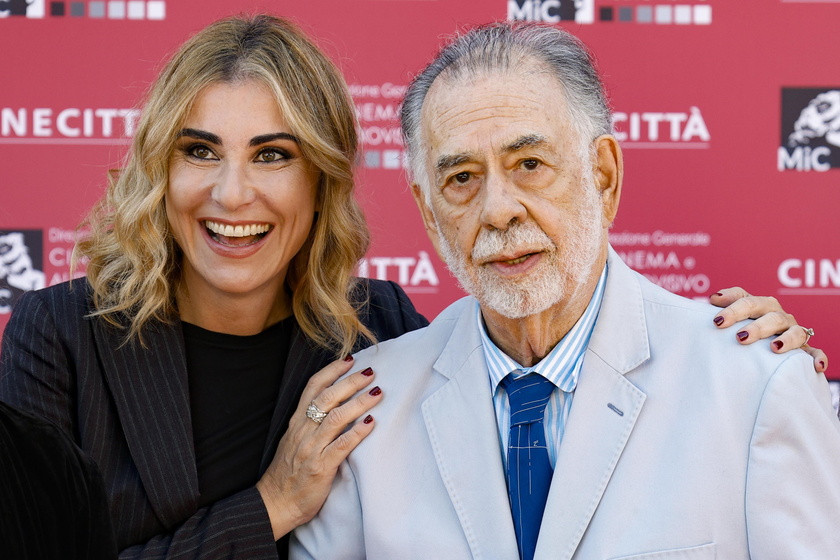 US film director Francis Ford Coppola receives keys to Cinecitta Studios in Rome