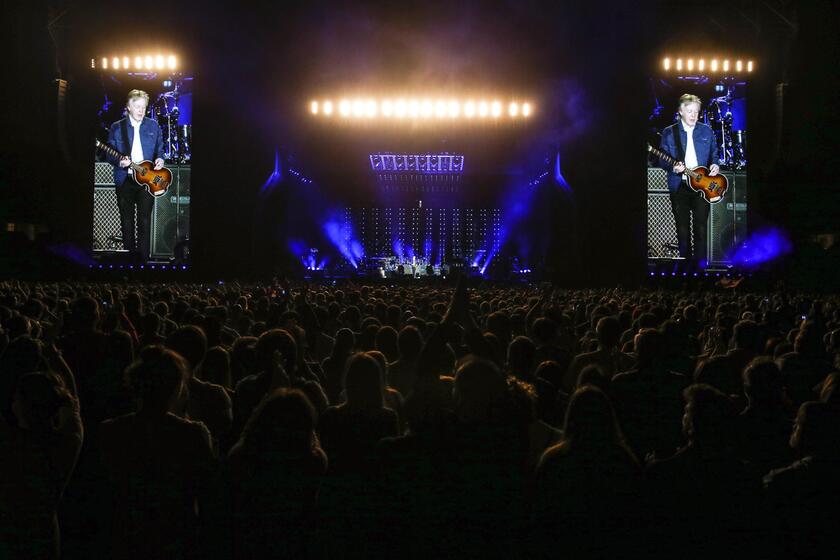 Paul McCartney in concert in Santiago