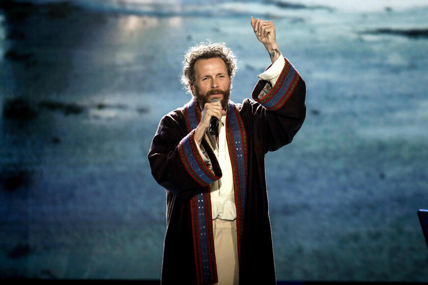 Jovanotti ospite della trasmissione televisiva 'Che tempo che fa'