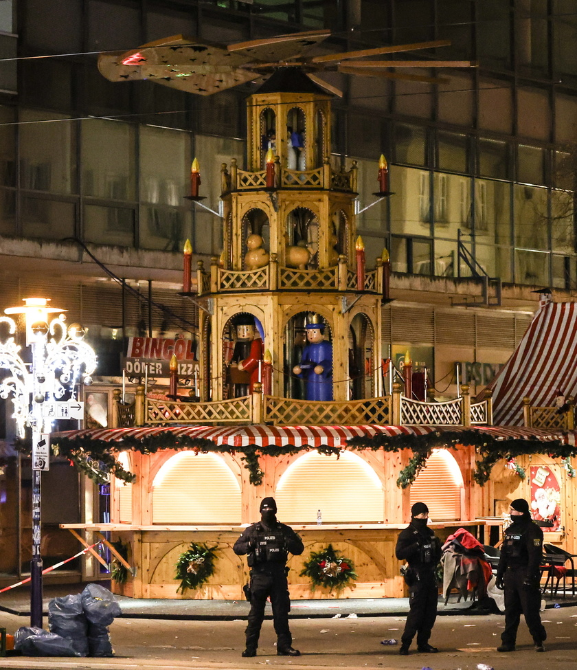 At least one dead and dozens injured after car driven into crowd at German Christmas market