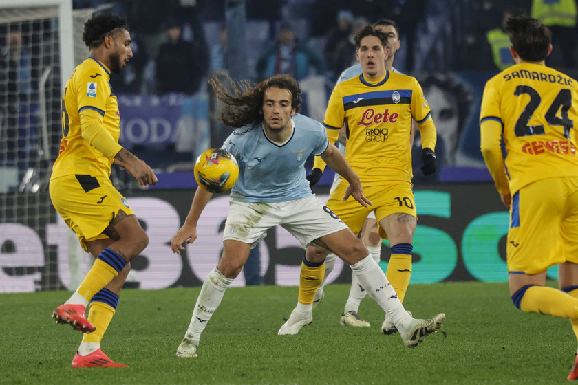 Serie A soccer match between SS Lazio vs Atalanta BC