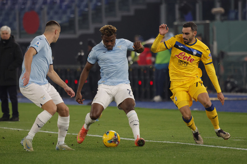 Serie A soccer match between SS Lazio vs Atalanta BC