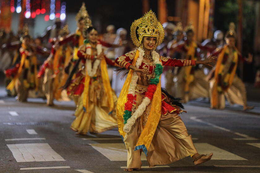 Navam Perahera - Annual Buddhist cultural pageant in Colombo © ANSA/EPA