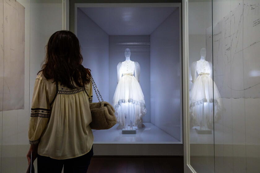 Yves Saint Laurent exhibition in Paris © ANSA/EPA