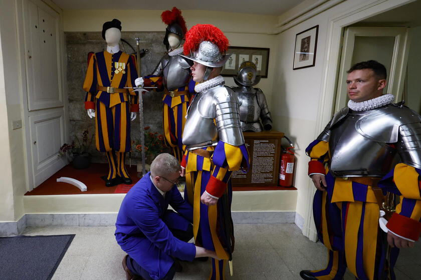 Preparativos para la ceremonia de juramento