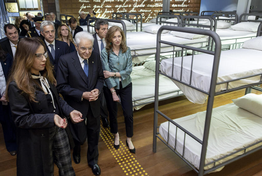 Mattarella visitou o Museu da Imigração e o Arsenal da Esperança em sua visita a São Paulo