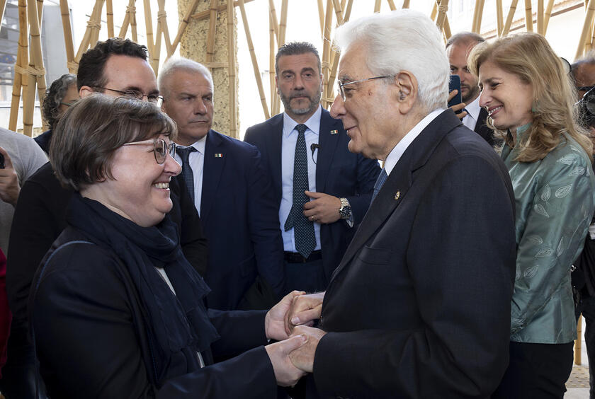 Mattarella visitou o Museu da Imigração e o Arsenal da Esperança em sua visita a São Paulo