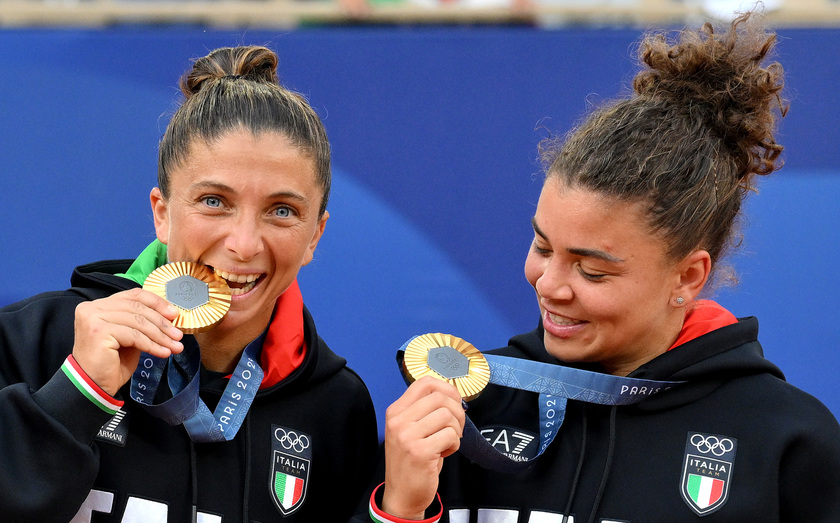 Sara Errani e Jasmine Paolini, oro nel doppio femminile di tennis