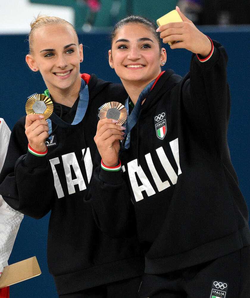 Alice D'Amato y Manila Esposito, Oro y Bronce en gimnasia artística