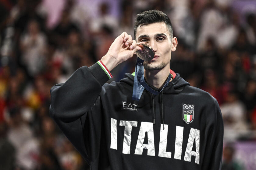 Simone Alessio e' bronzo nel taekwondo 80 kg