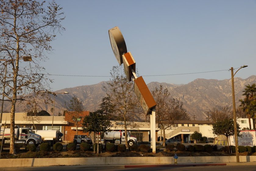 Eaton Wildfire in Los Angeles, California 