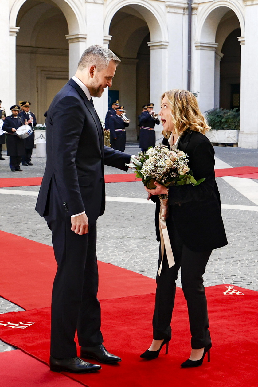 President of Slovakia Peter Pellegrini visits Italy