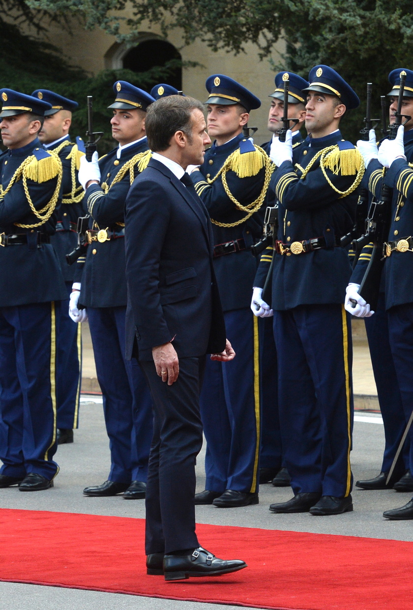 French President Emmanuel Macron visits Beirut