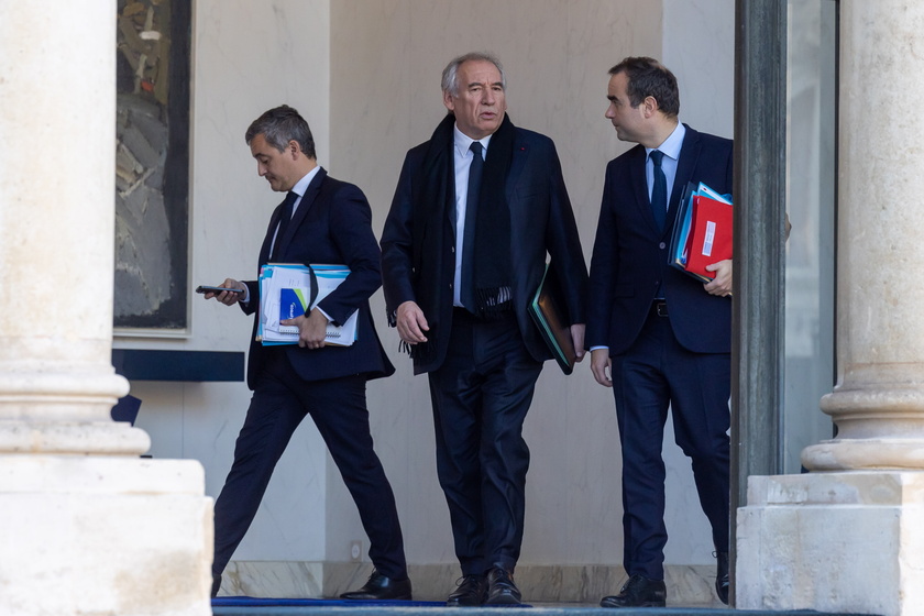 First Council of Ministers meeting of the new French government in Paris