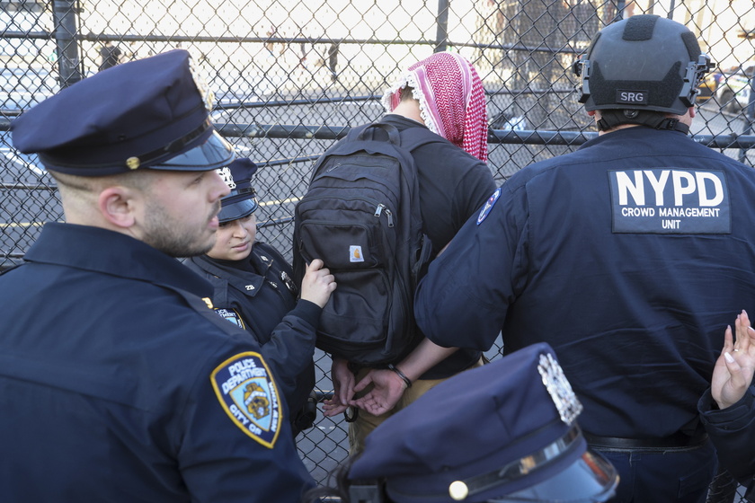 Protest calling for release of Columbia graduate activist Mahmoud Khalil