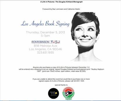 La Mozzarella di Bufala Dop alla serata-evento in onore di Douglas Kirkland a Los Angeles