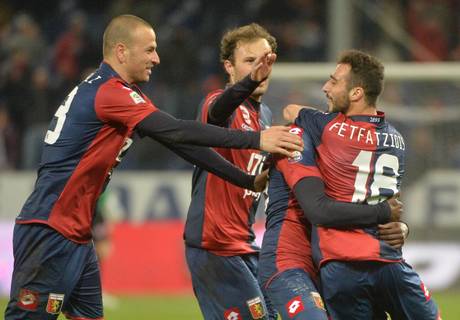 Soccer: serie A, Genoa-Lazio