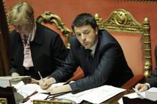 RENZI VOWS SWEEPING REFORMS IN FIRST CONFIDENCE TEST