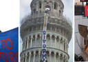 La protesta degli studenti il 25 novembre all'interno del Colosseo, sulla Torre di Pisa e nell'atrio della Mole Antonelliana