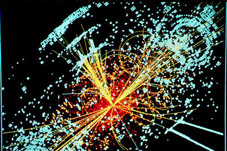 Scontri tra particelle elementari (fonte: Cern) - RIPRODUZIONE RISERVATA