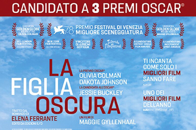 La locandina del film  'La figlia oscura ' - RIPRODUZIONE RISERVATA