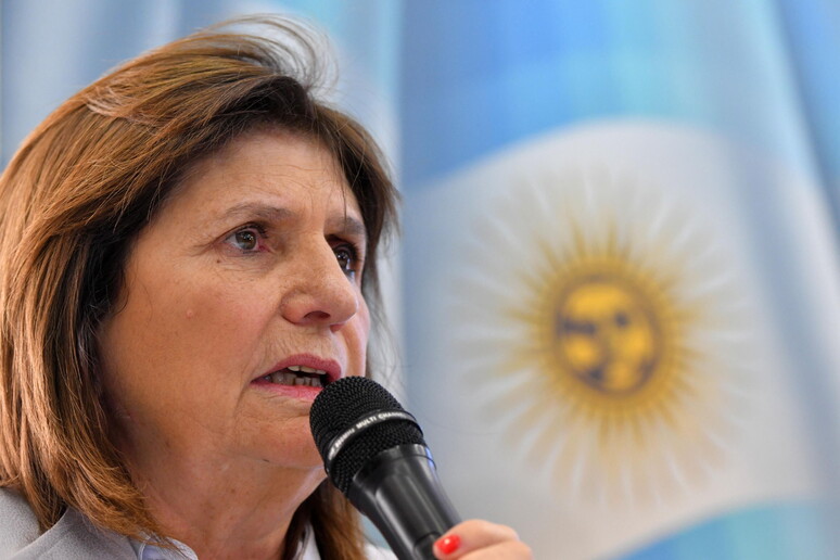 A ministra da Segurança da Argentina, Patricia Bullrich © ANSA/EPA