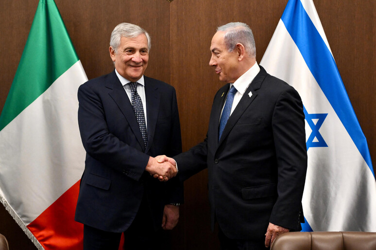 Tajani em encontro com Netanyahu em 21 de outubro - TODOS OS DIREITOS RESERVADOS