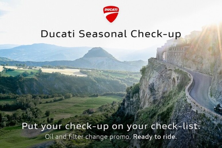 Promozione Ducati su manutenzione in concessionaria - RIPRODUZIONE RISERVATA