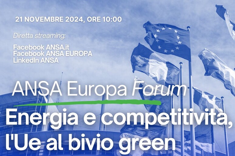 Il Forum Ansa su politiche green, energia e competitività - RIPRODUZIONE RISERVATA