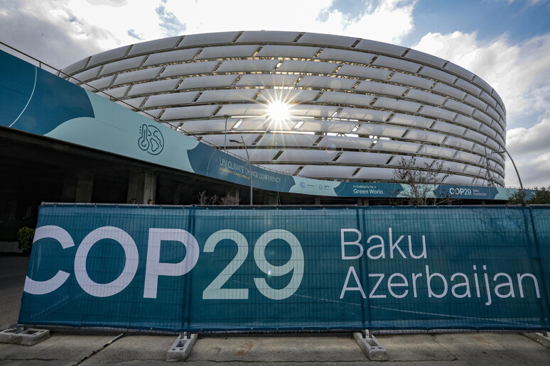 Sede da COP29, em Baku © ANSA/EPA